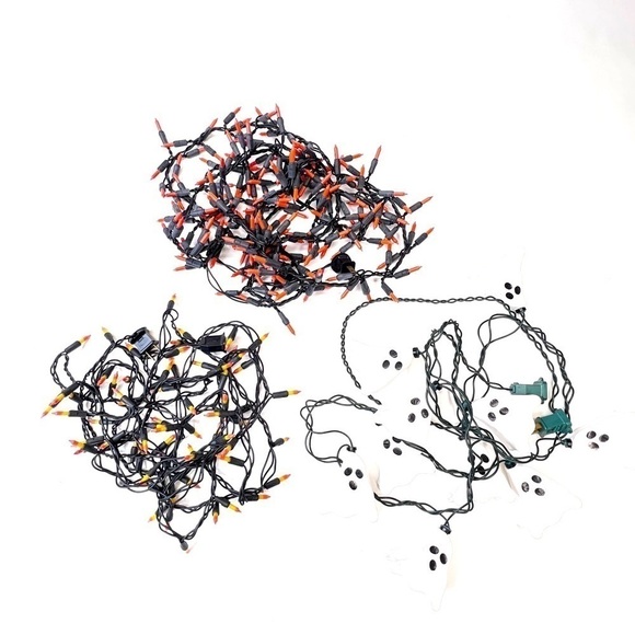 Tableau Halloween Mini Lights Candy Corn, Ghosts - Picture 2 of 10